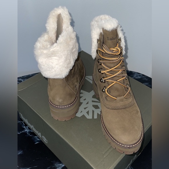 Timberland Courmayeur Valley Snow Boot - Women's Size 7.5 M Waterproof AUTHENTIC - Picture 13 of 16